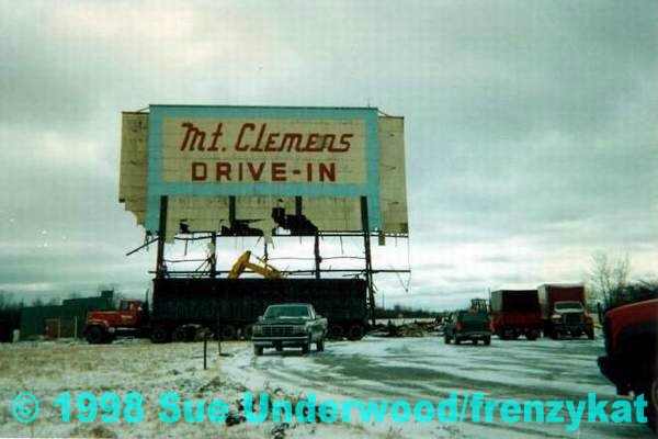 Mt Clemens Drive-In Theatre - DEMO BY SUE UNDERWOOD